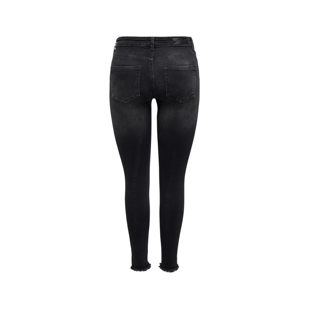 Only Black Cotton Skinny Jeans
