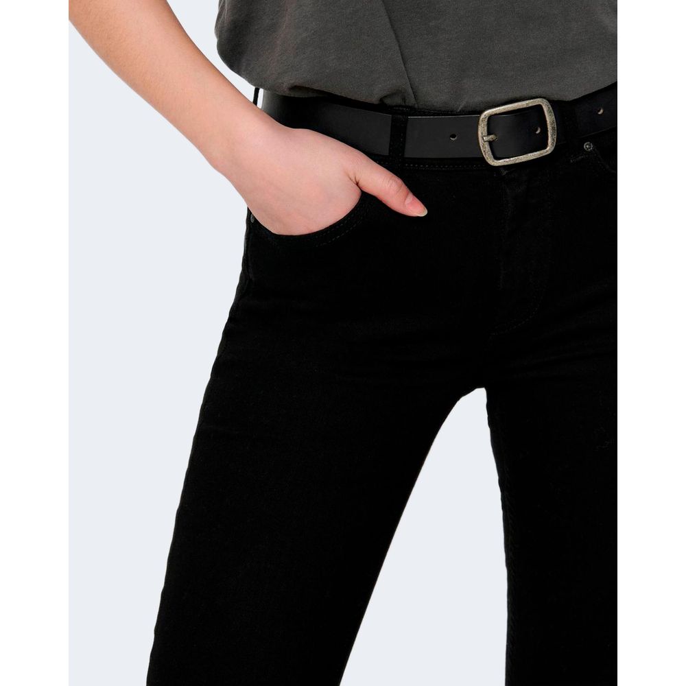 Only Black Cotton Skinny Jeans