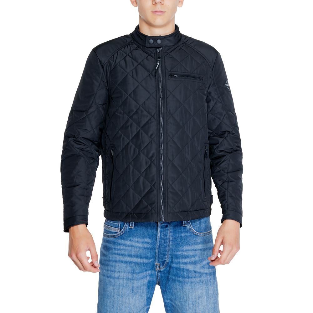 Replay Black Polyamide Bomber