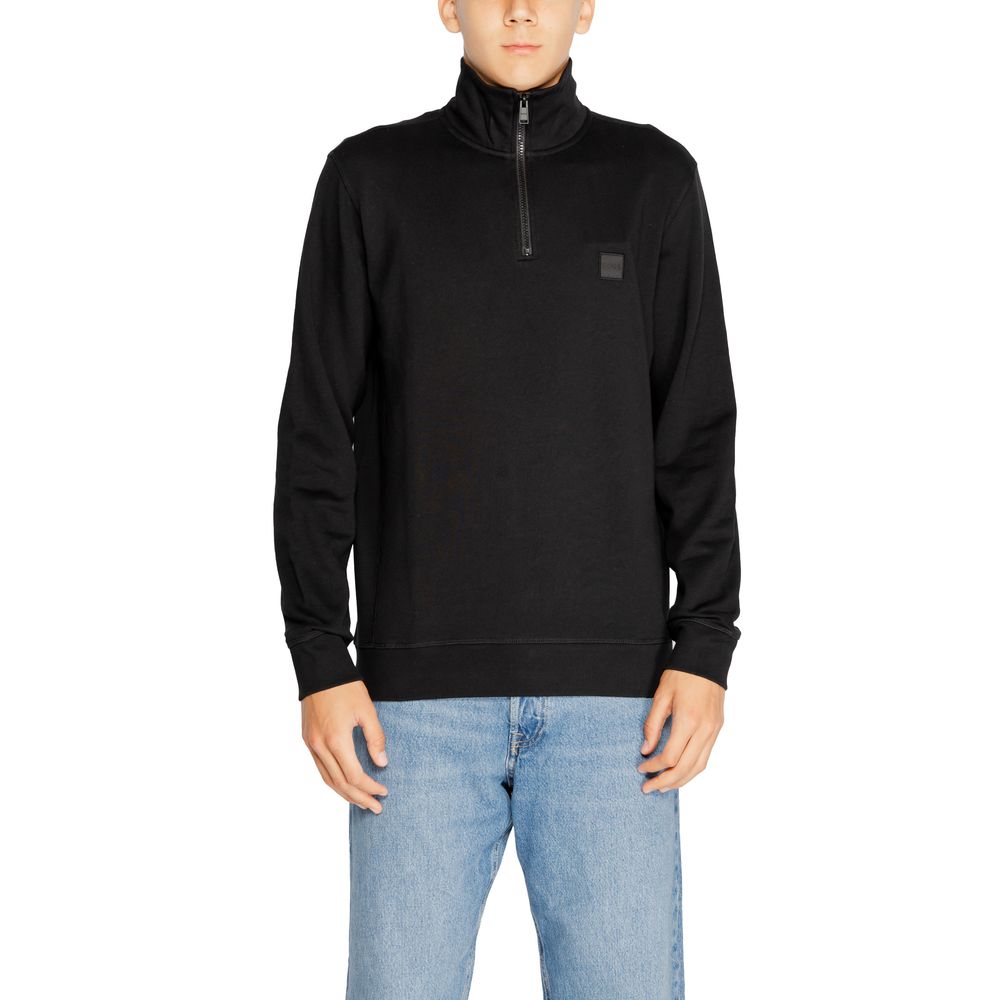 Hugo Boss Black Cotton Sweatshirt
