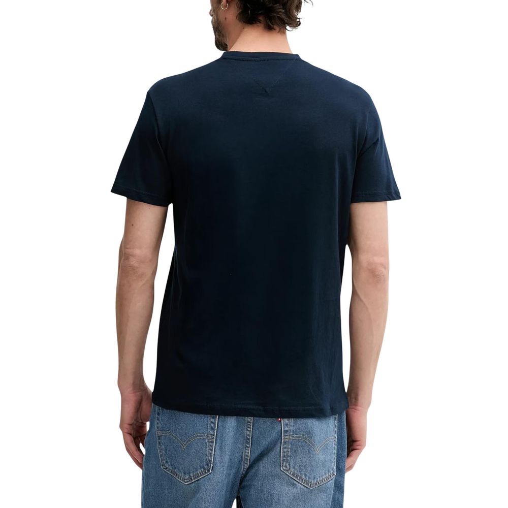 Tommy Hilfiger Jeans Blue Recycled Cotton T-Shirt