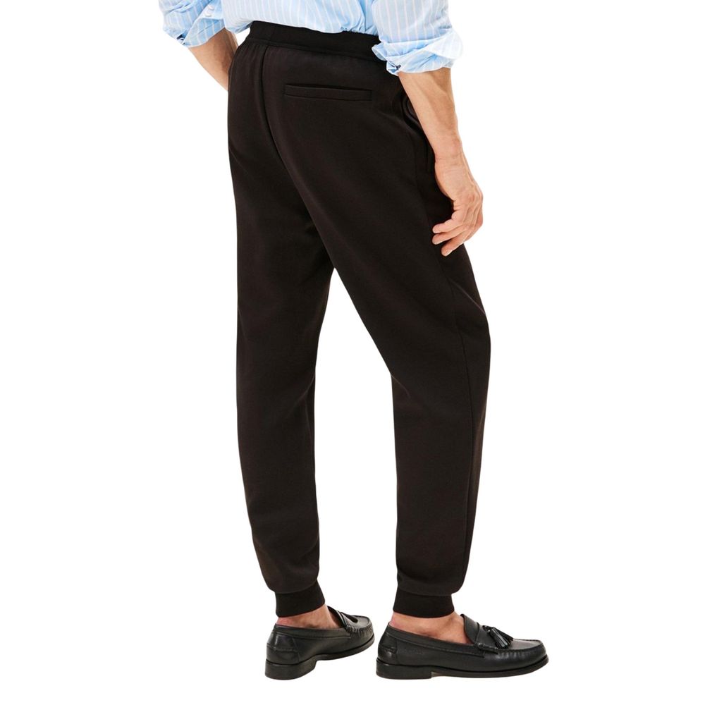 Tommy Hilfiger Black Cotton Joggers (Workout Pants)