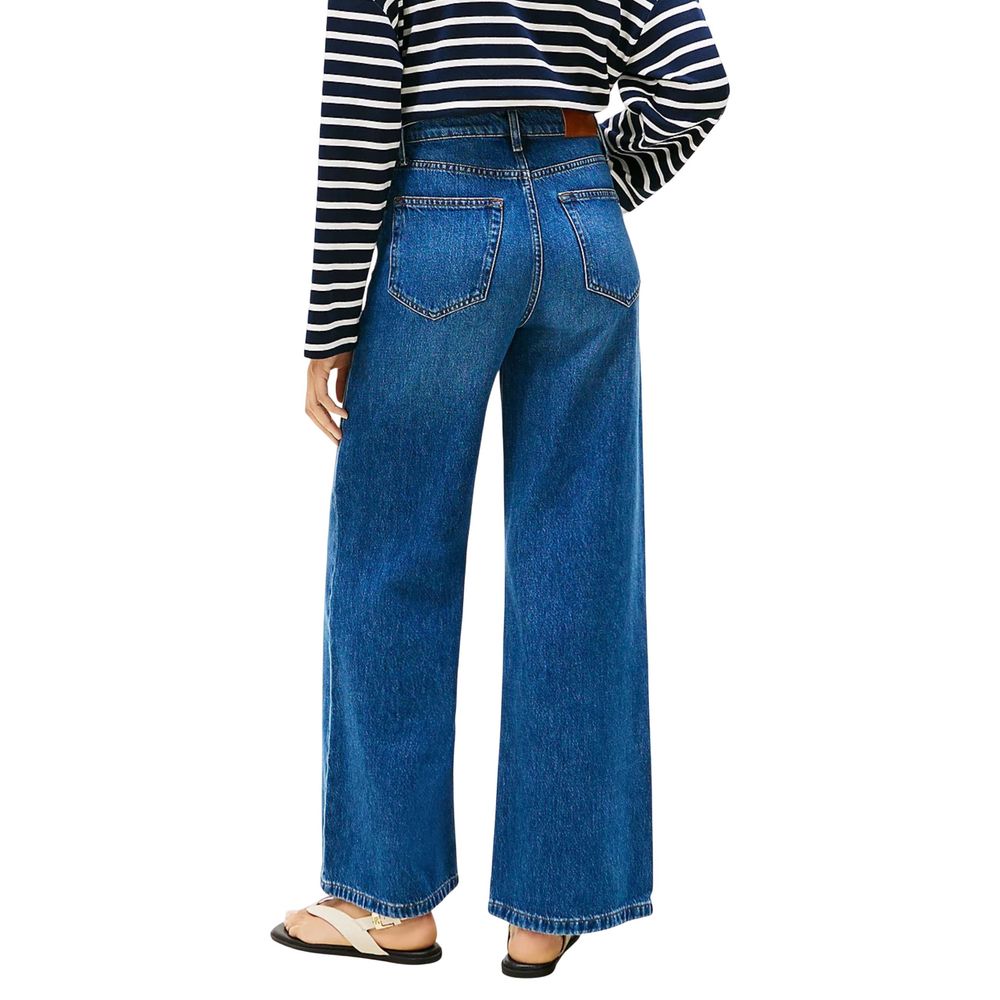Tommy Hilfiger Blue Recycled Cotton Bootcut Jeans