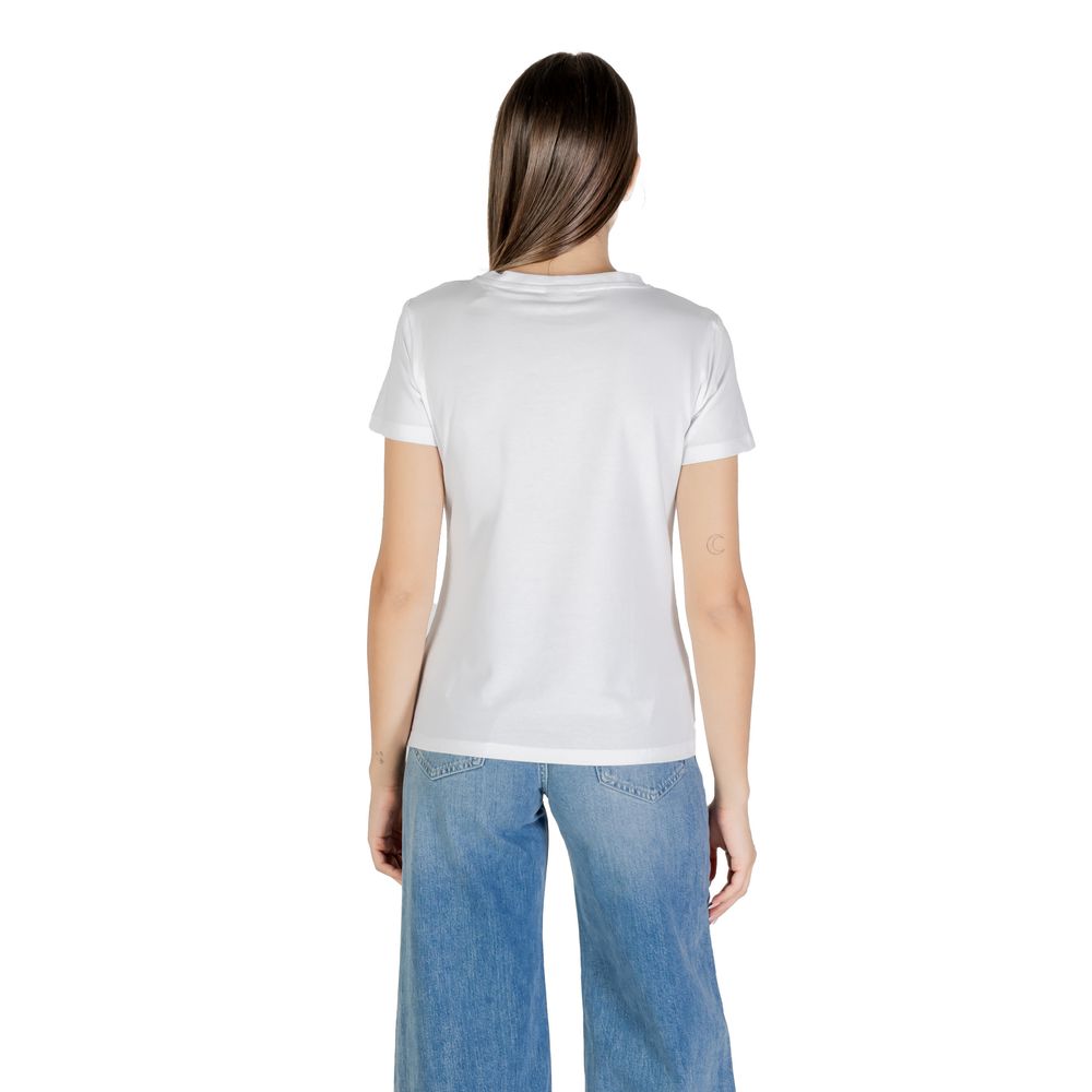 Guess Active White Cotton T-Shirt