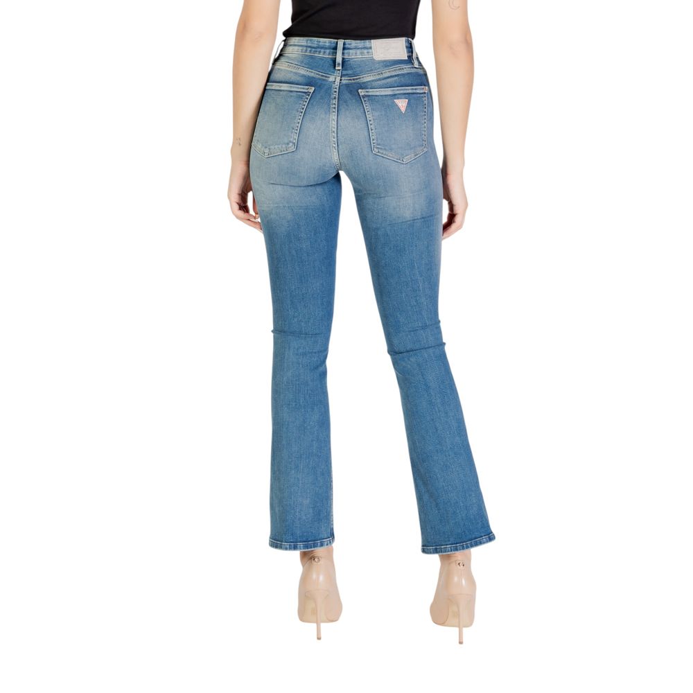 Guess Blue Cotton Bootcut Jeans