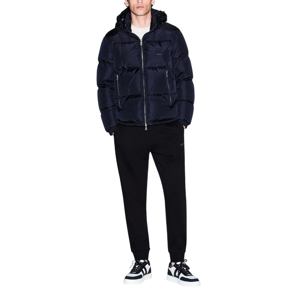 Armani Exchange Black Cotton Joggers (Workout Pants)