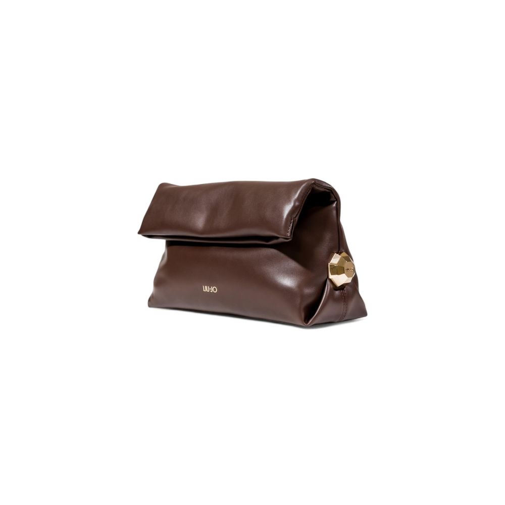 Liu Jo Brown Polyethylene Clutch Bag