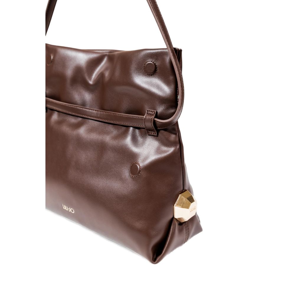 Liu Jo Brown Polyethylene Clutch Bag