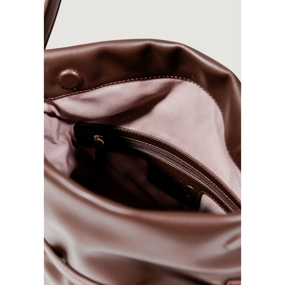 Liu Jo Brown Polyethylene Clutch Bag