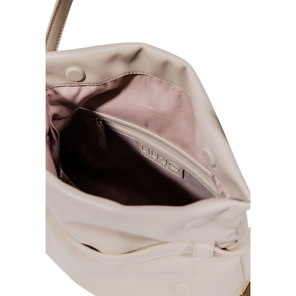 Liu Jo Beige Polyethylene Clutch Bag