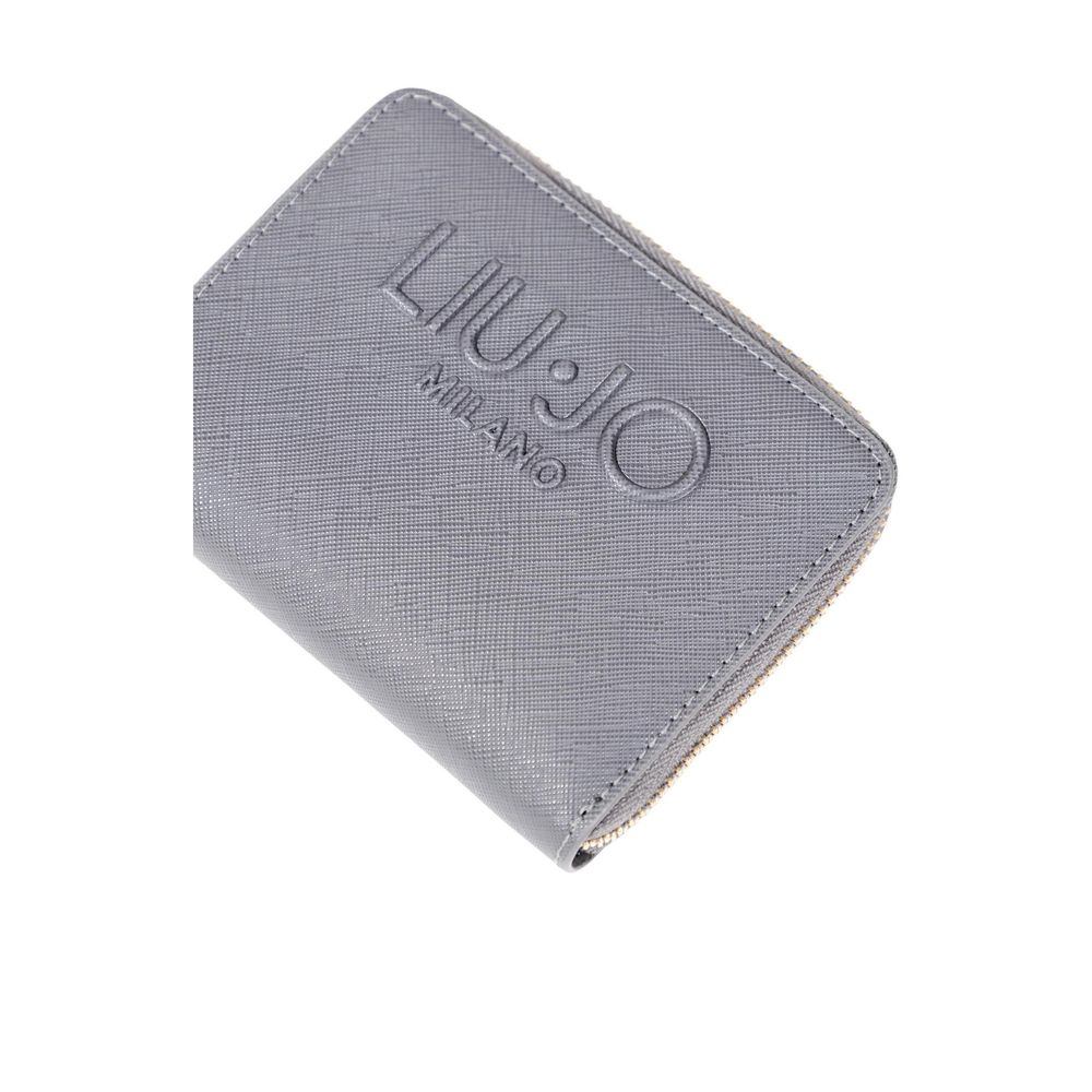Liu Jo Gray Polyethylene Wallet