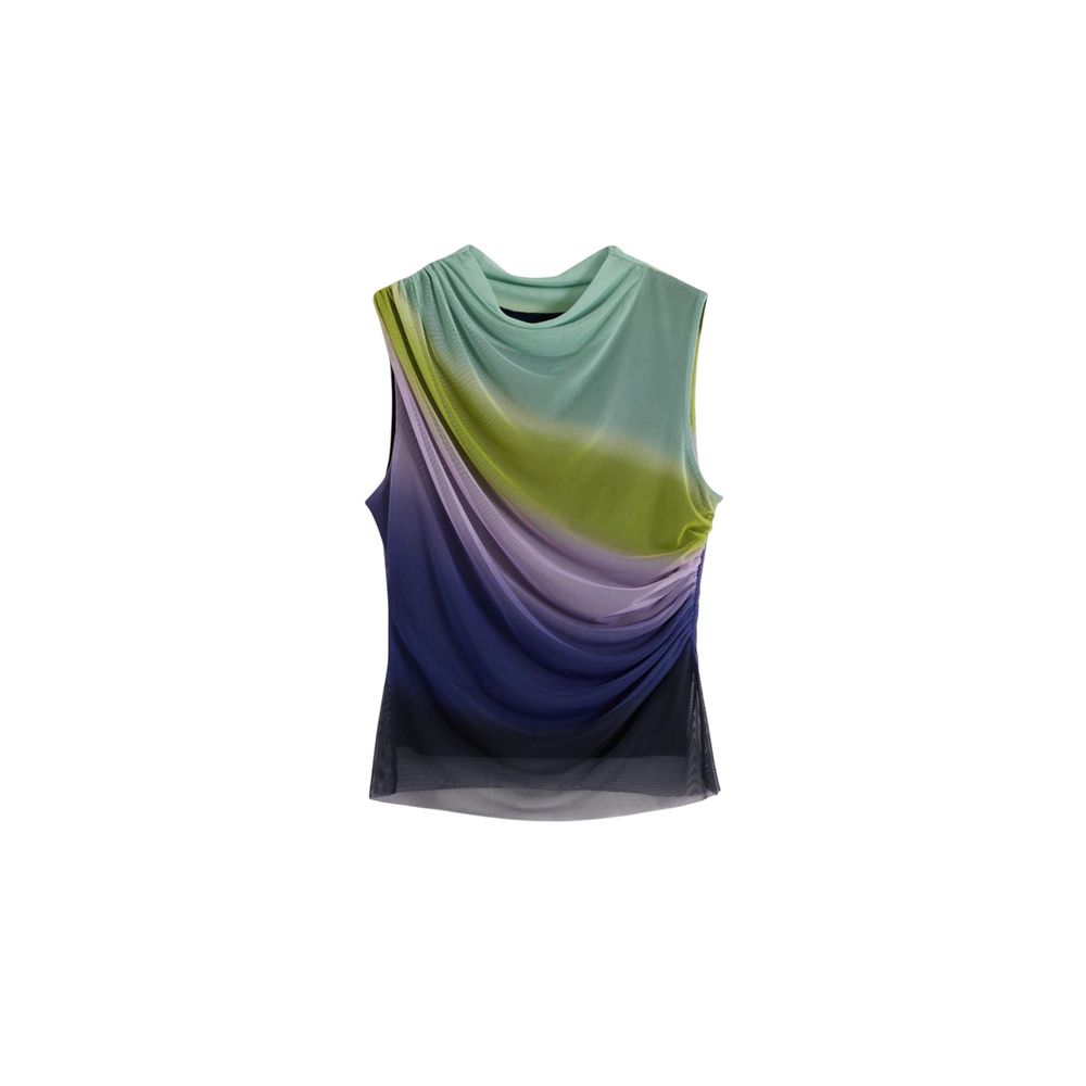 Desigual Purple Polyester T-Shirt