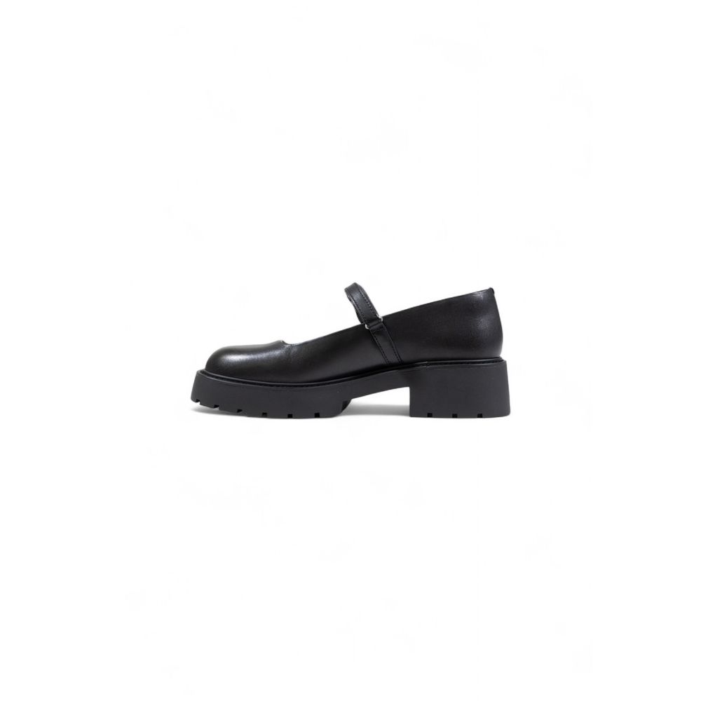 Calvin Klein Jeans Black Leather Platform Pumps
