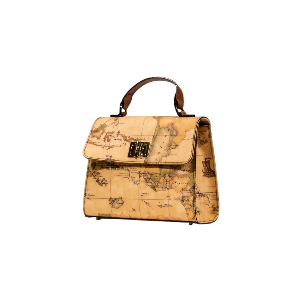 Alviero Martini Prima Classe Beige Leather Handbag