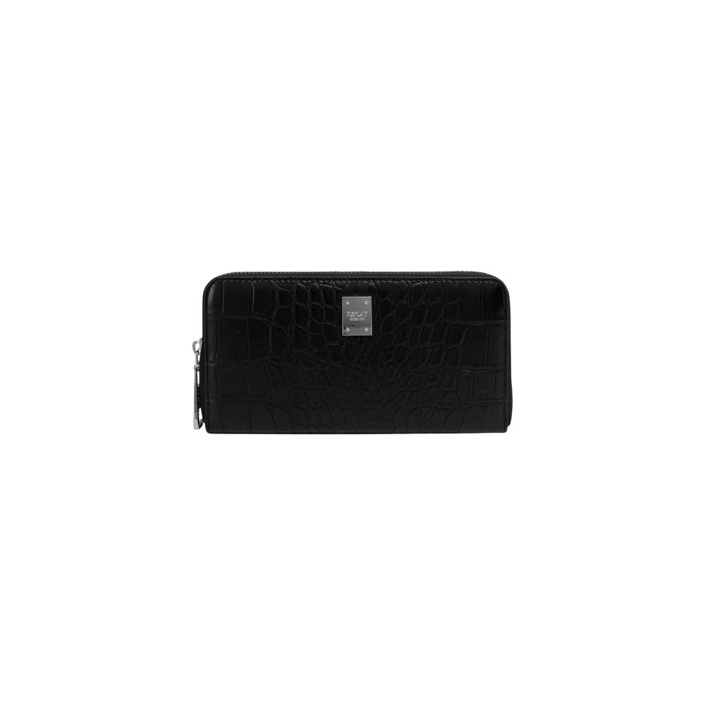 Replay Black Polyester Wallet