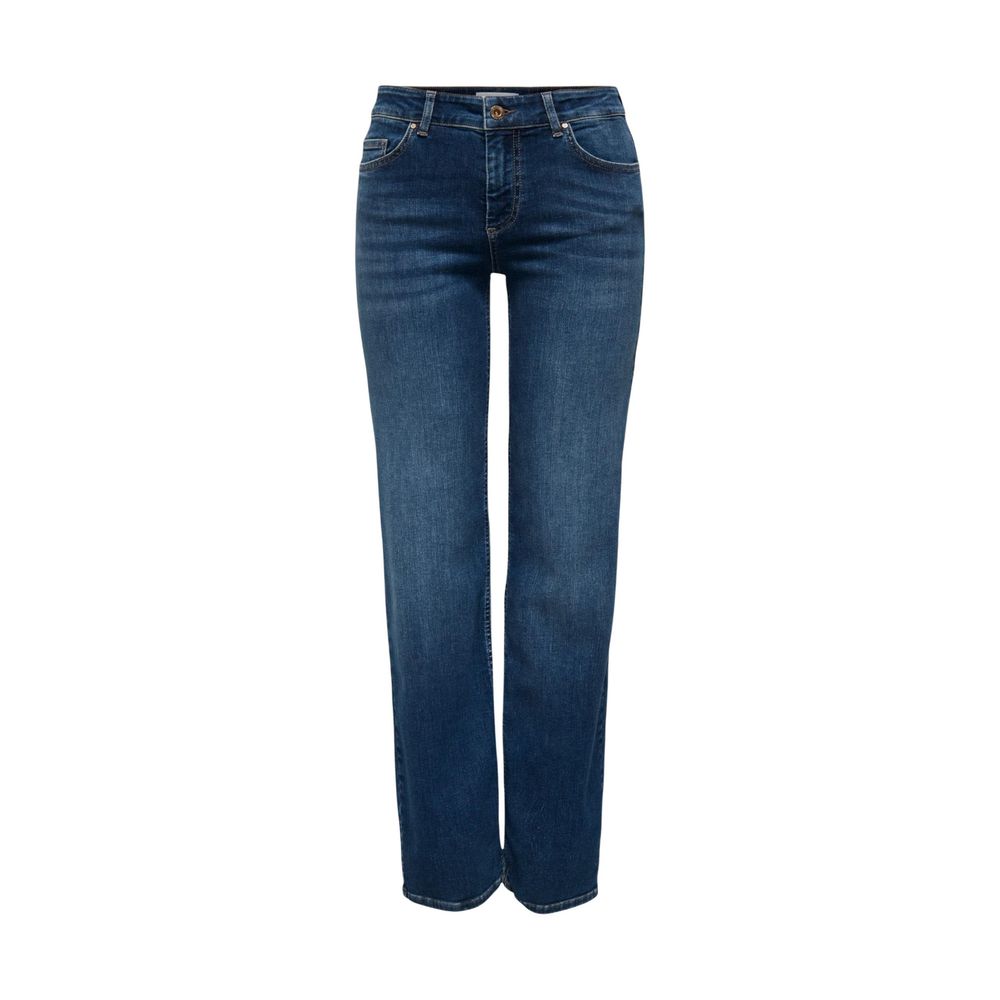 Only Blue Cotton Bootcut Jeans