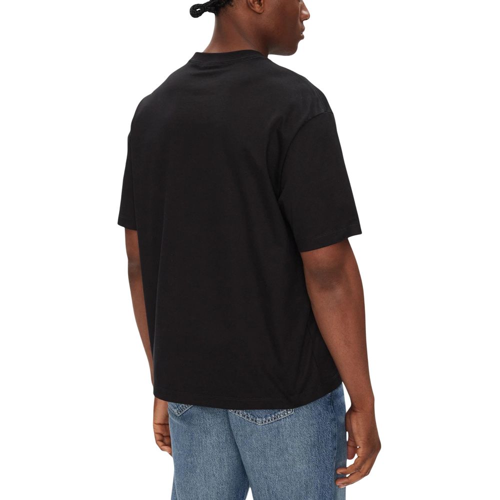 Calvin Klein Jeans Black Cotton T-Shirt