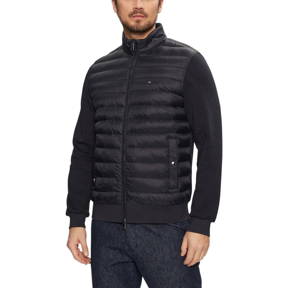 Tommy Hilfiger Blue Recycled Cotton Jackets And Coat