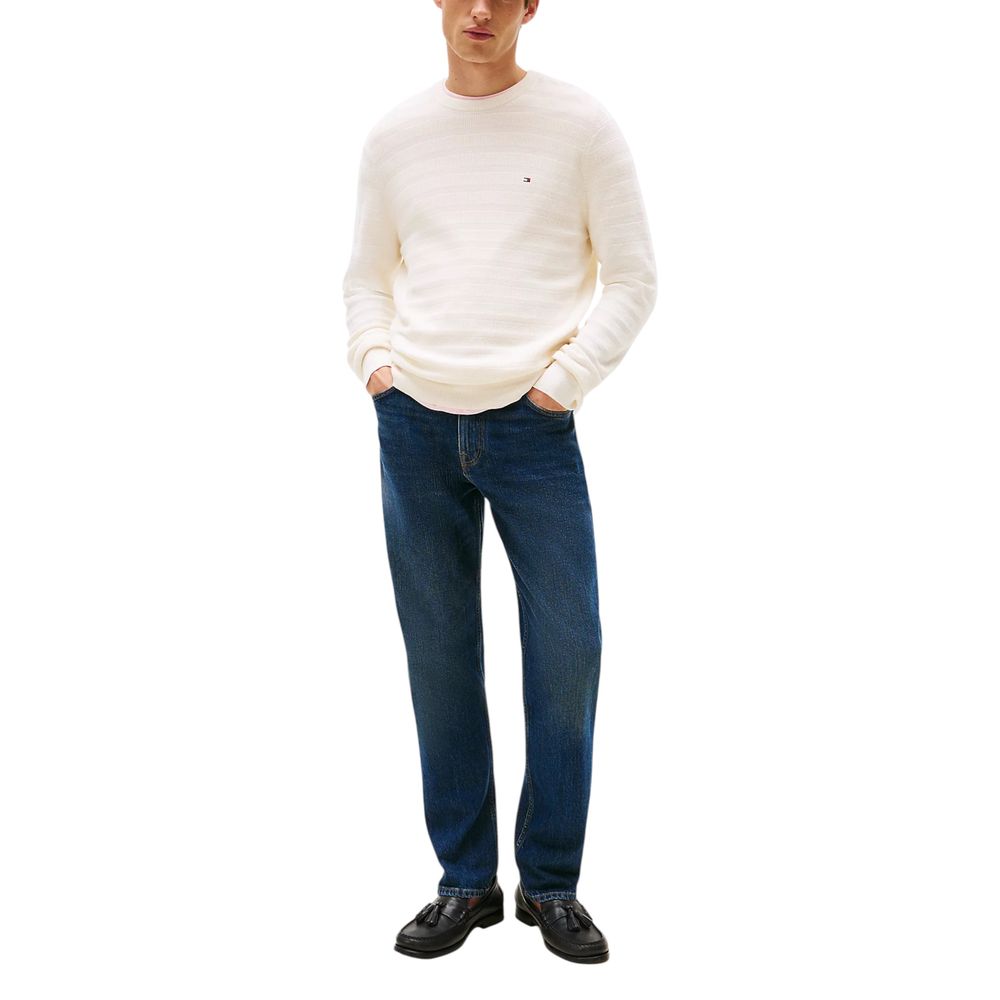 Tommy Hilfiger Beige Recycled Cotton Sweatshirt