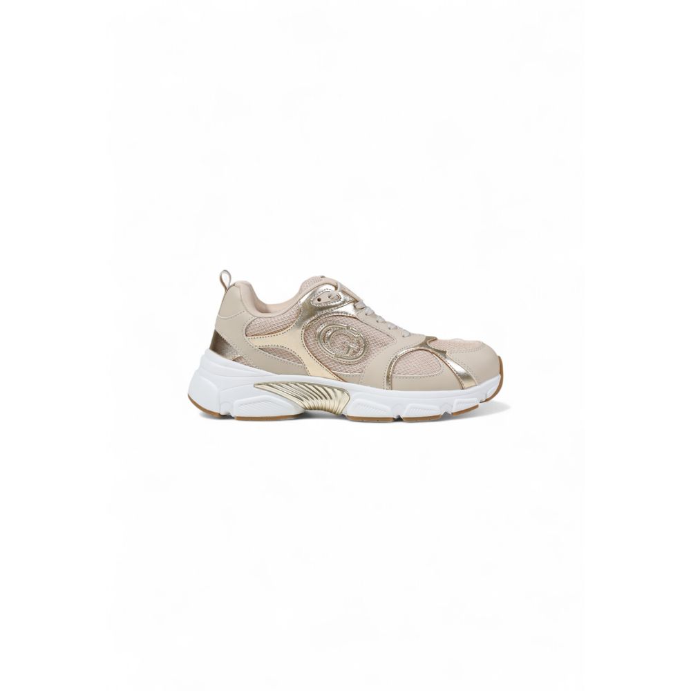 Guess Beige Polyester Chunky Sneakers