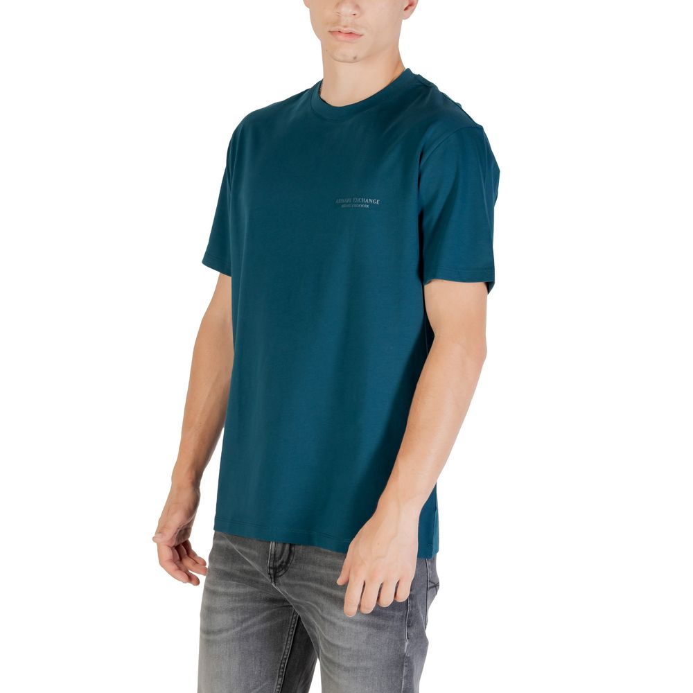 Armani Exchange Black Cotton T-Shirt