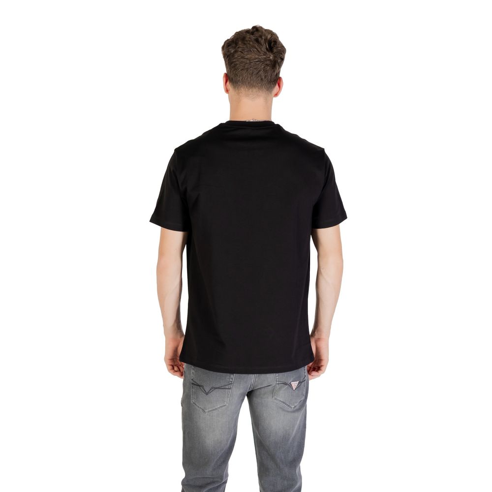 Armani Exchange Black Cotton T-Shirt