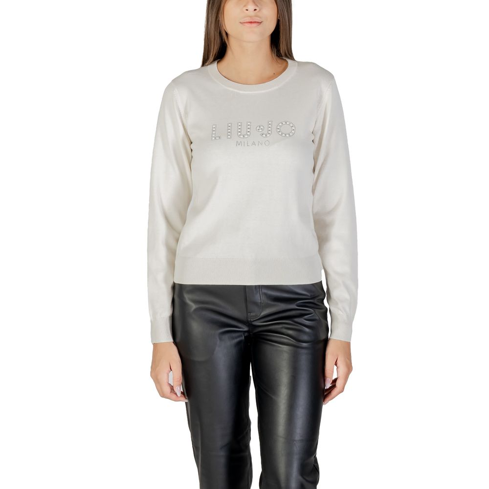 Liu Jo White Viscose Sweatshirt