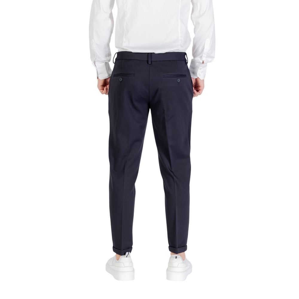 Antony Morato Blue Viscose Casual Pants