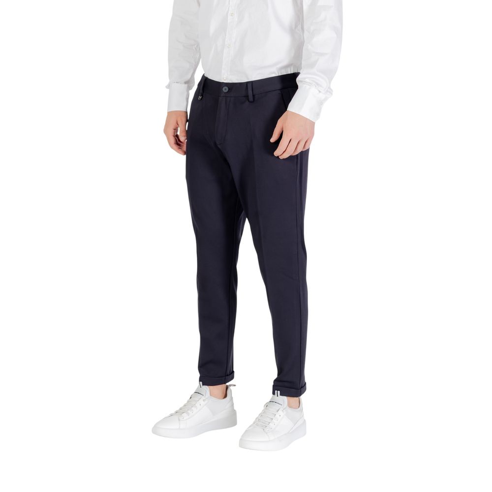 Antony Morato Blue Viscose Casual Pants