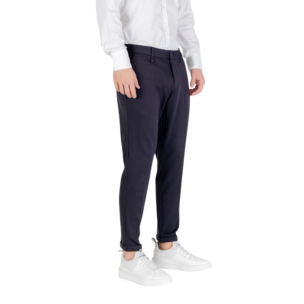 Antony Morato Blue Viscose Casual Pants