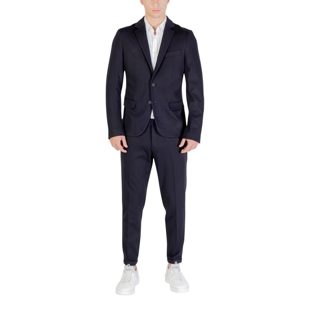 Antony Morato Blue Viscose Casual Pants