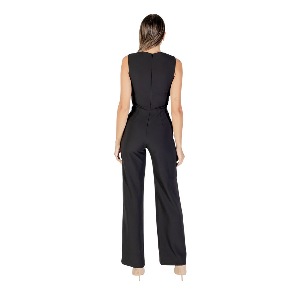 Rinascimento Black Polyester Jumpsuit