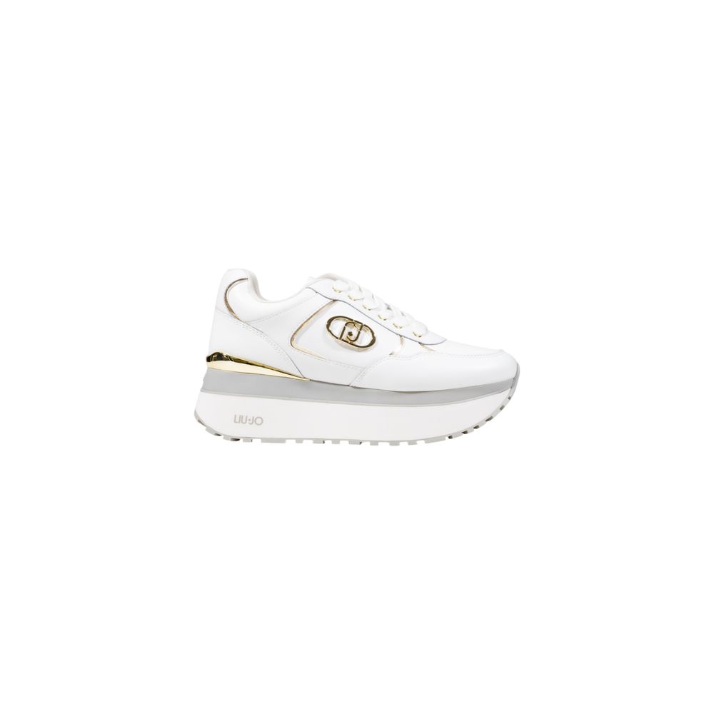 Liu Jo White Artificial Leather Platform Sneakers