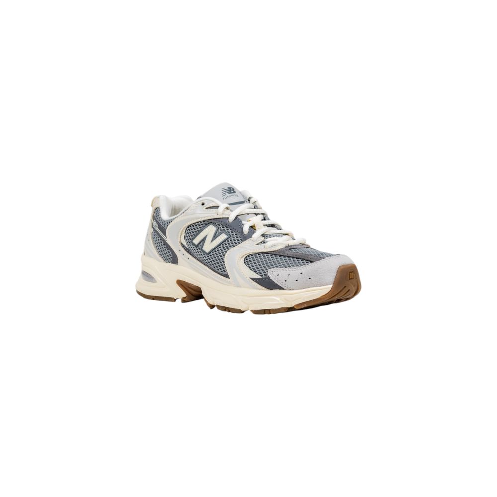 New Balance Gray Suede Leather Athletic Sneakers