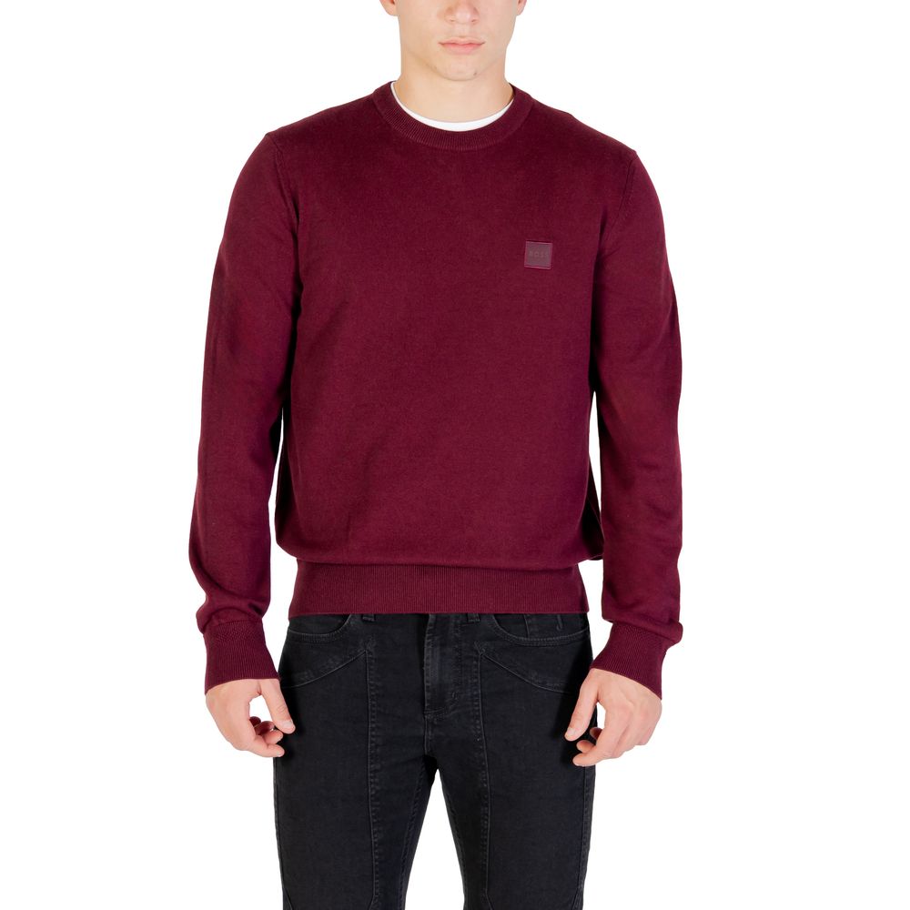 Hugo Boss Bordeaux Cotton Sweatshirt