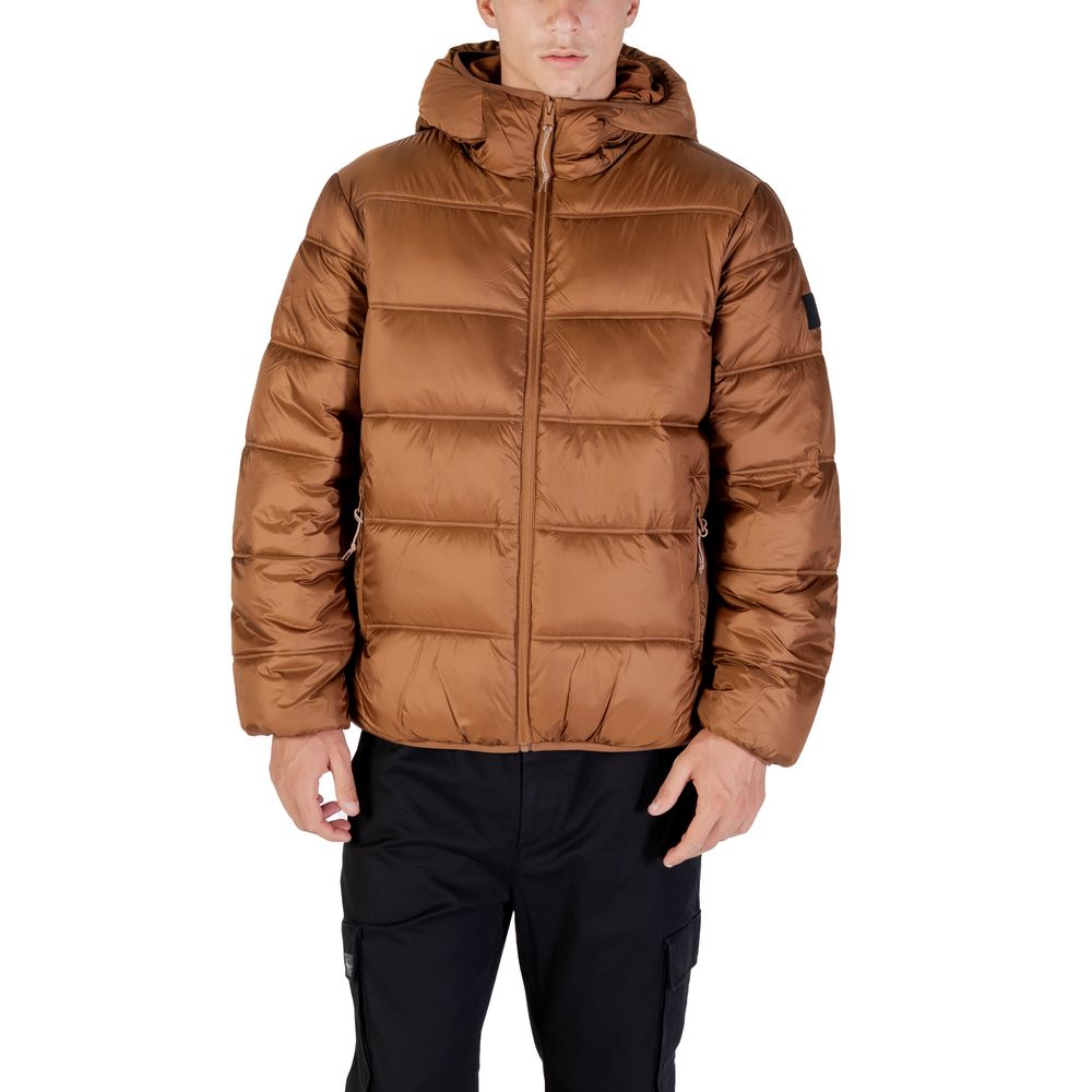 Tommy Hilfiger Jeans Brown Polyamide Coat