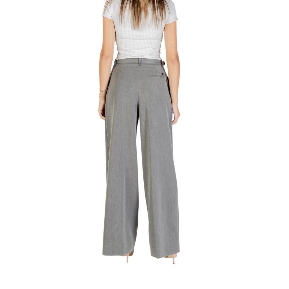 Liu Jo Gray Polyester Casual Pants