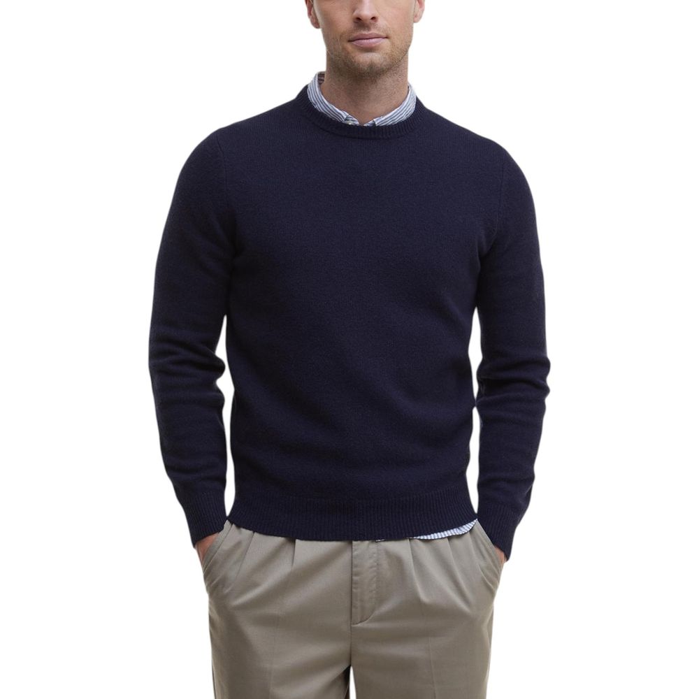 Barbour Blue Wool Sweatshirt