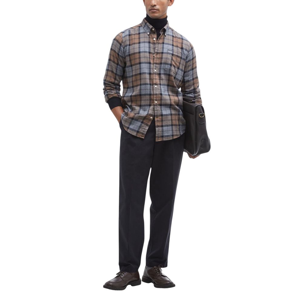 Barbour Beige Cotton Pattern Shirt