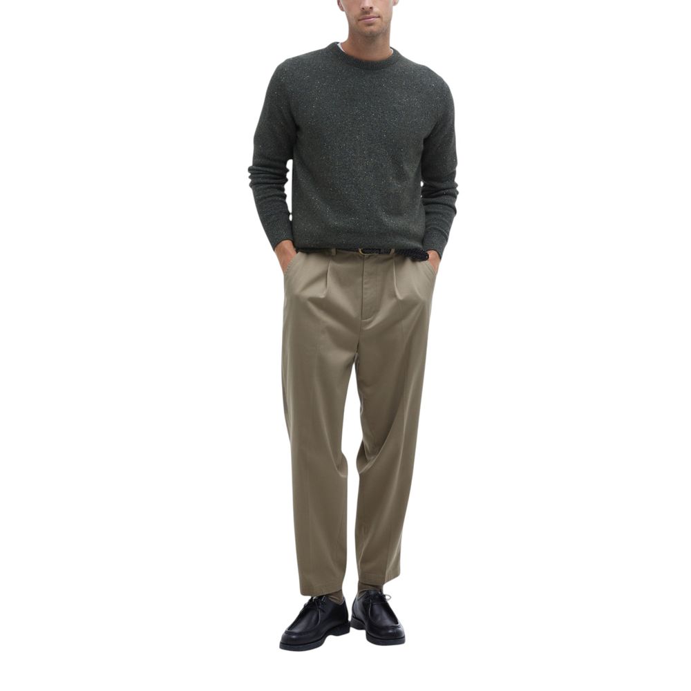 Barbour Green Wool Sweatshirt