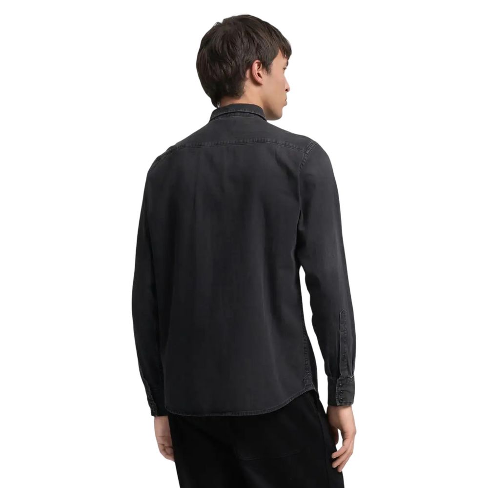 Replay Black Cotton Shirt