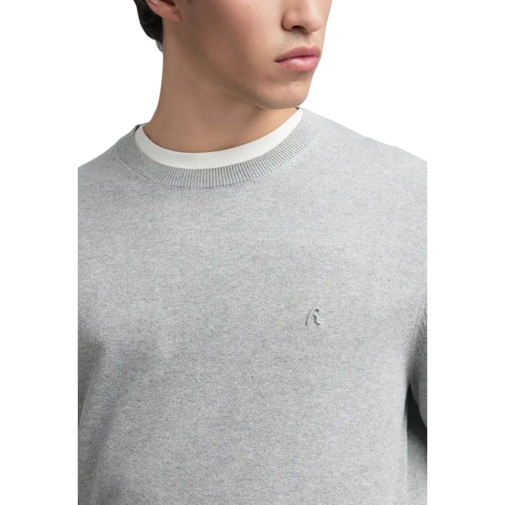 Replay Gray Cotton Sweatshirt