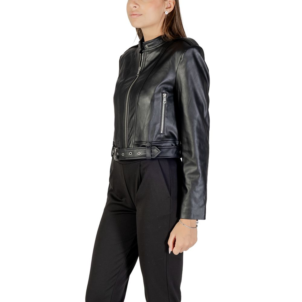 Only Black Leather Jacket