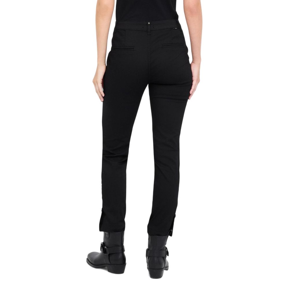 Liu Jo Black Cotton Casual Pants
