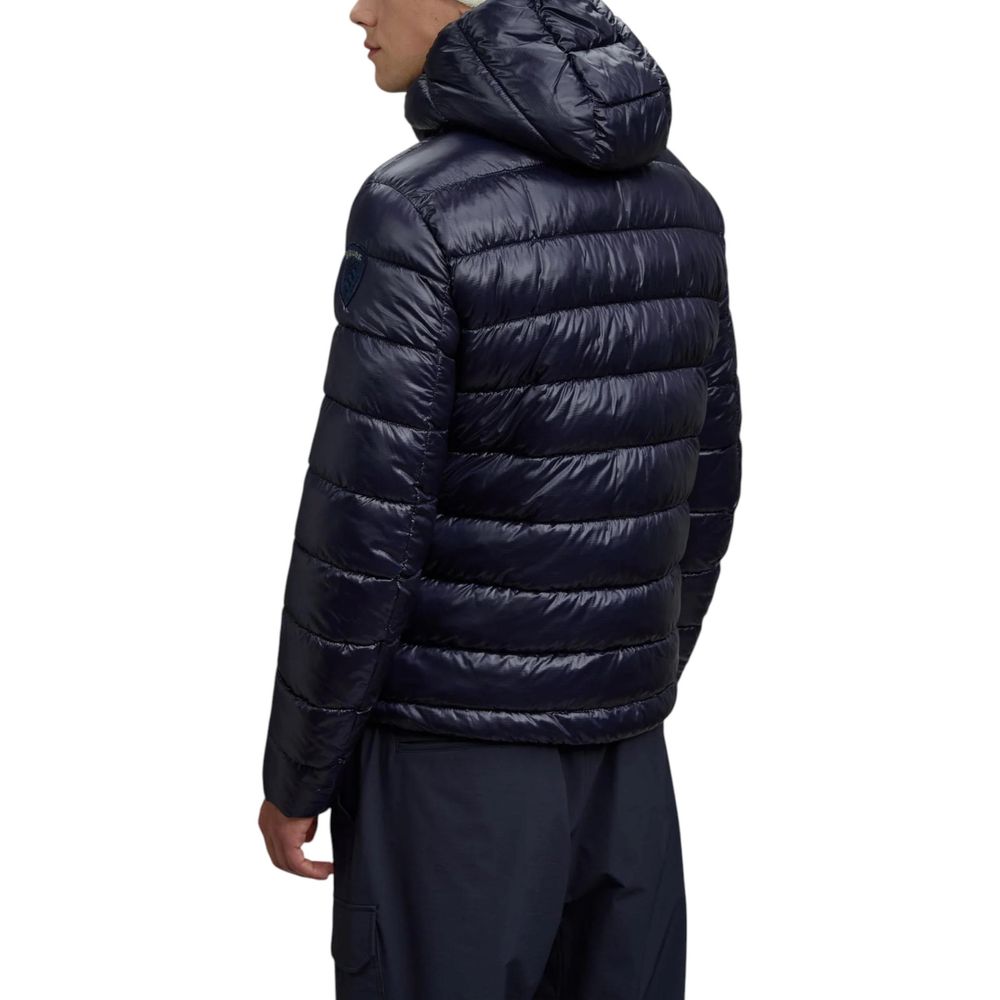 Blauer Blue Polyester Coat