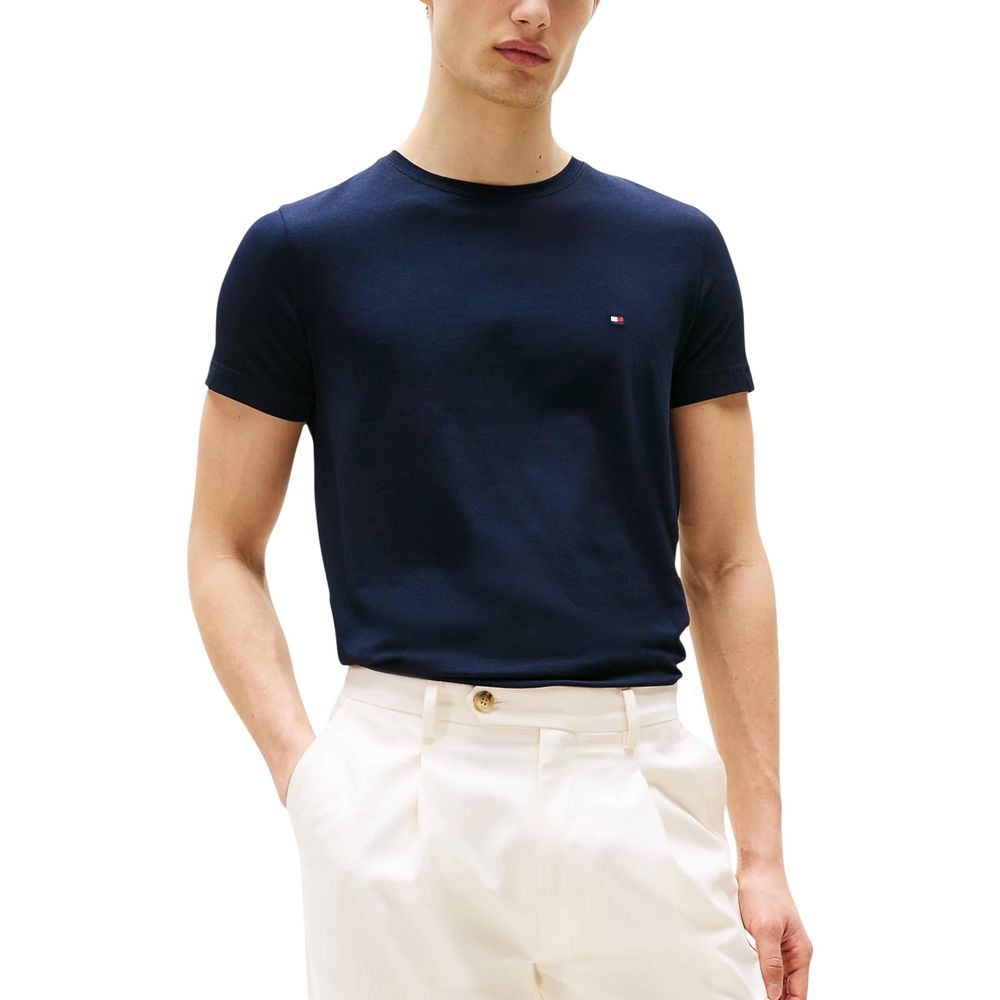 Tommy Hilfiger Jeans Blue Cotton T-Shirt