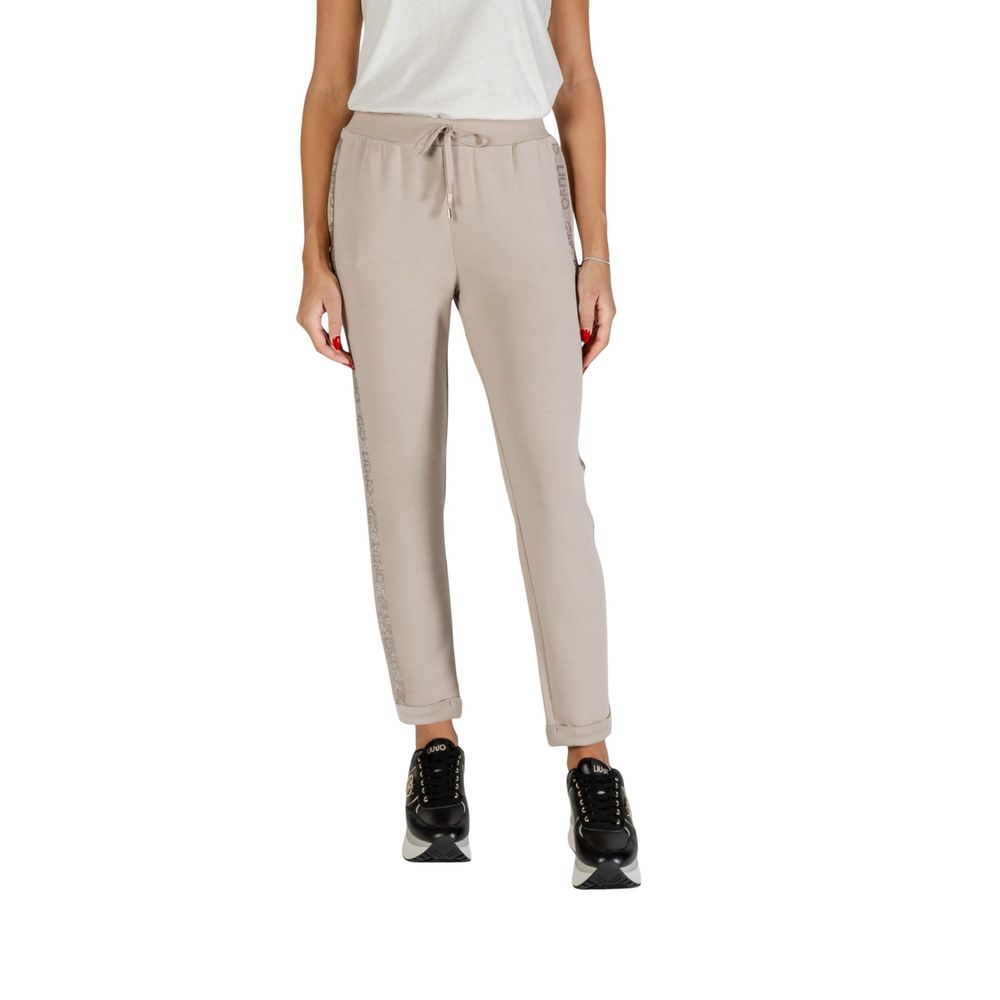 Liu Jo Beige Modal Joggers (Workout Pants)