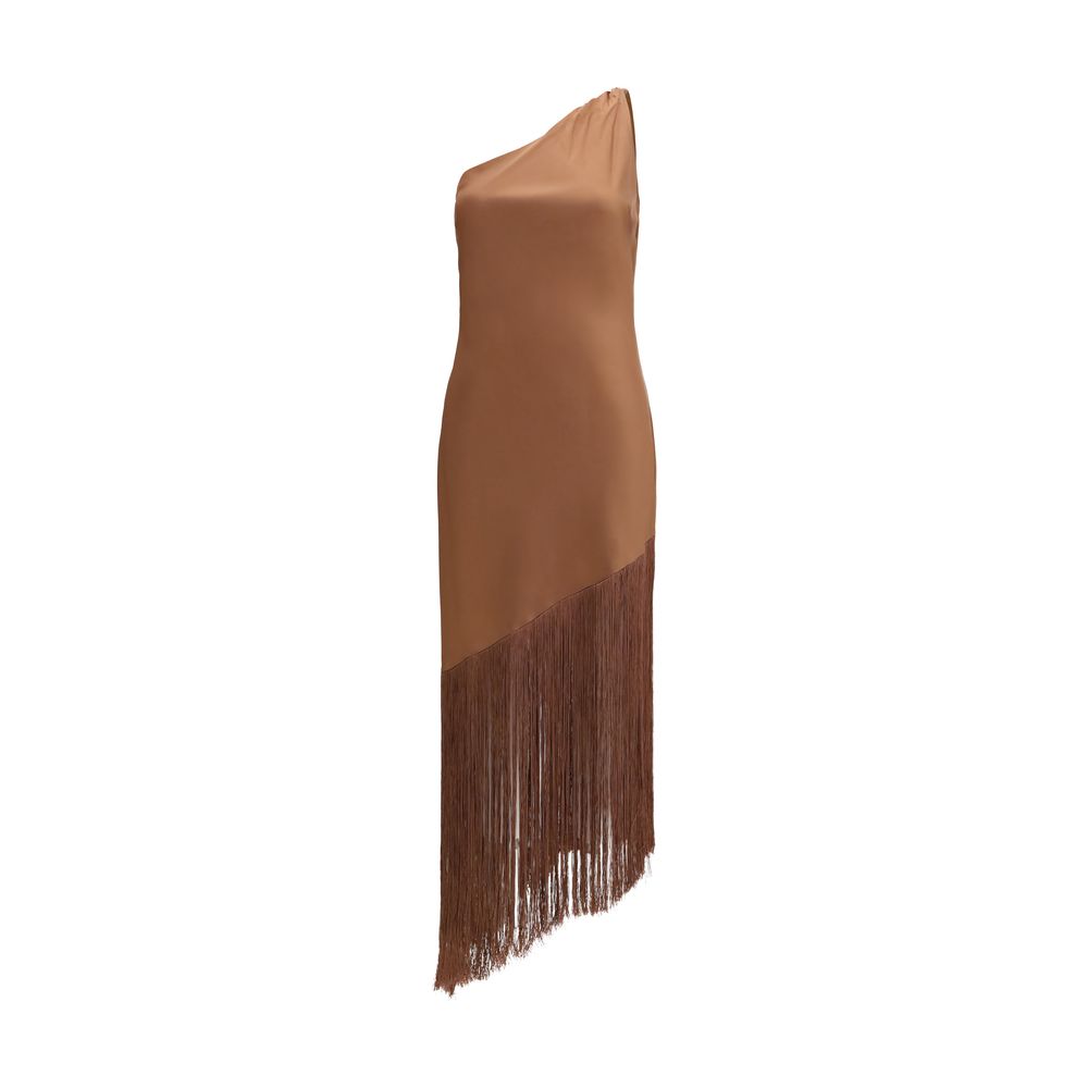PINKO Brown Polyester Cocktail Dress