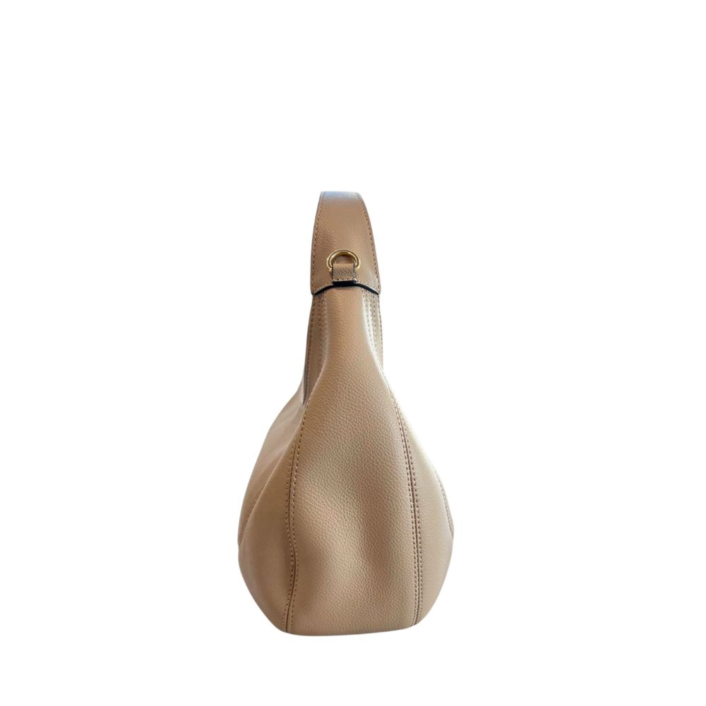 Twinset Beige PU Women Shoulder Bag