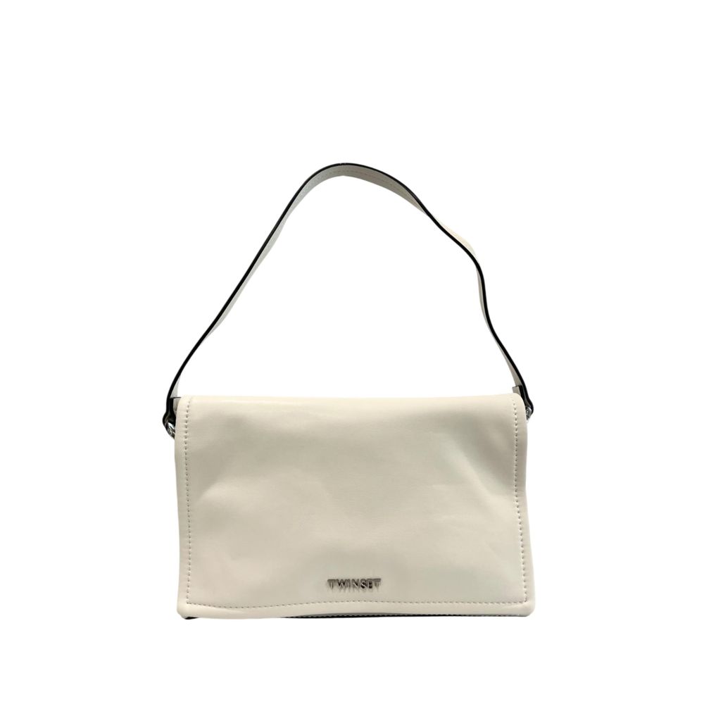 Twinset White Polyethylene Clutch Bag